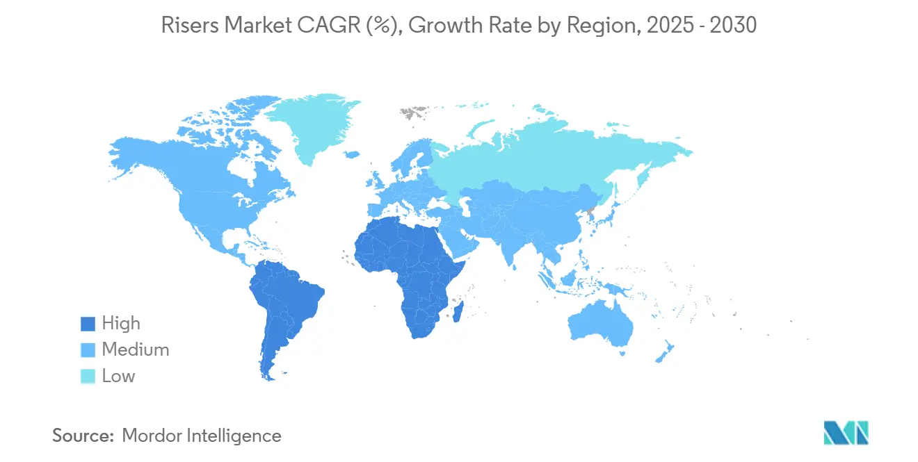 바카라사이트 캡틴 시장 CAGR(%), 지역별 성장률