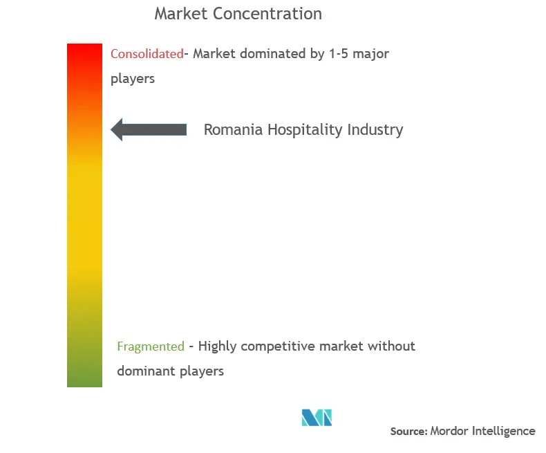Romania Hospitality Market Concentration