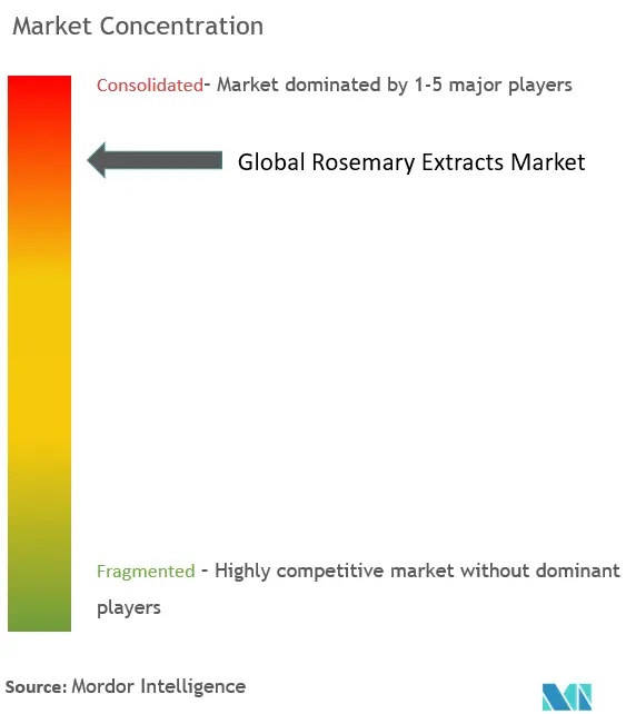 Rosemary Extracts Market Concentration