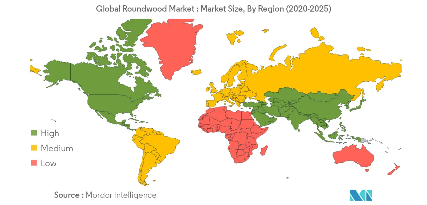 Crescimento do mercado de madeira redonda
