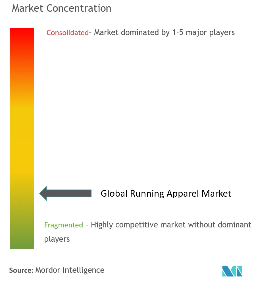 Running Apparel Market Concentration