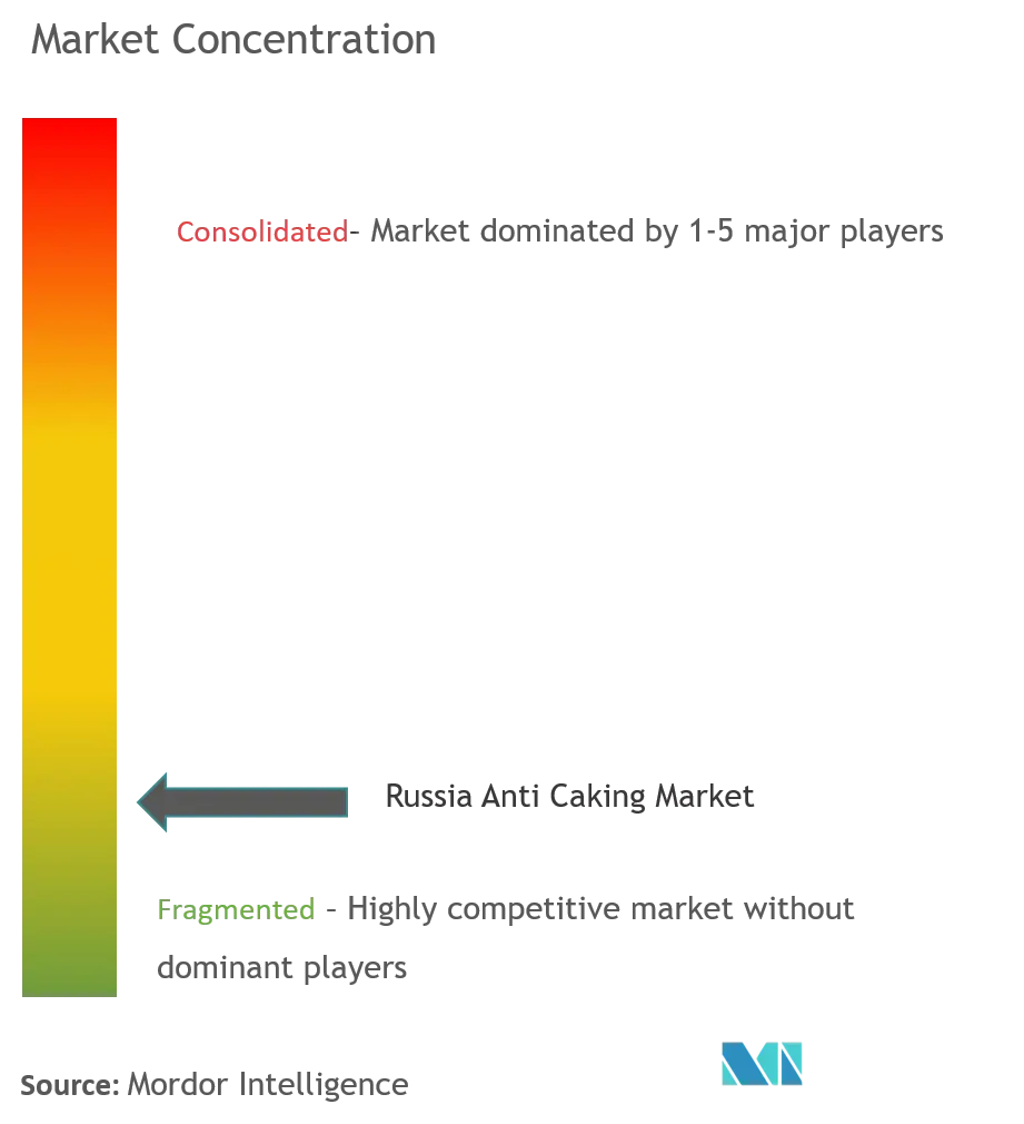 Russia Anti Caking Market Concentration