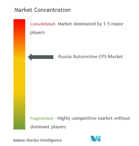 Eps automotrices de RusiaConcentración del Mercado