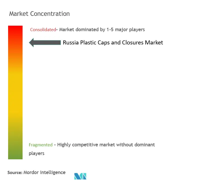 Russia Plastic Caps And Closures Market Concentration