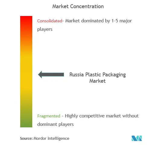 Russian Plastic Packaging Market Concentration