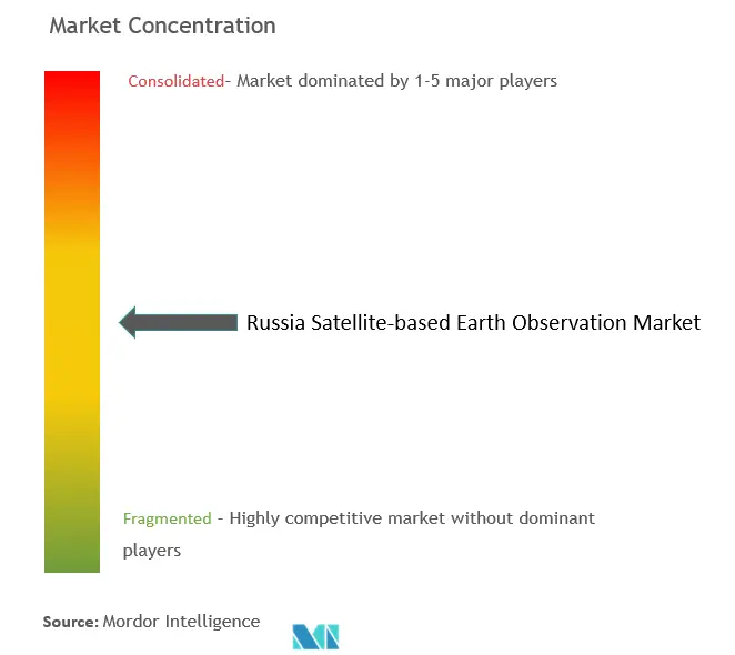Russia Satellite-based Earth Observation Market Concentration