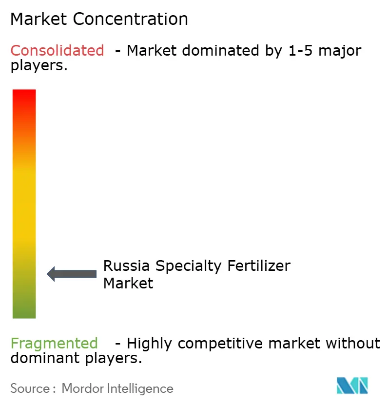 Russia Specialty Fertilizer Market Concentration