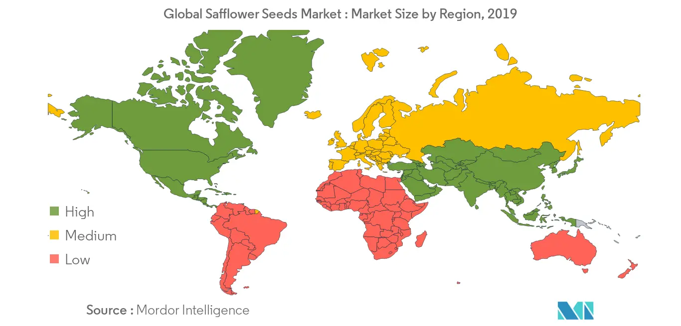 Global Safflower Seeds Market Size by Region