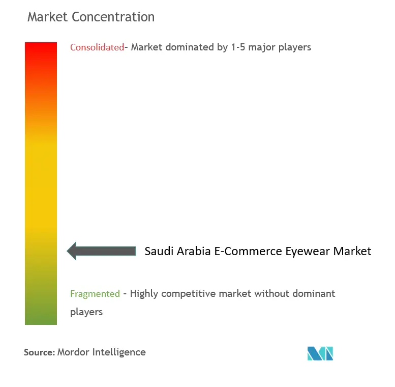 Saudi-Arabien E-Commerce-BrillenMarktkonzentration