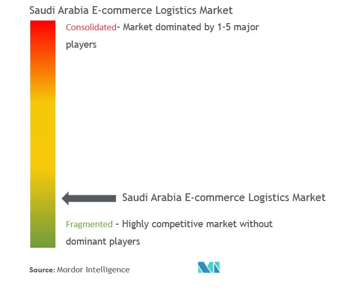 Saudi Arabia E-commerce Logistics Market Concentration