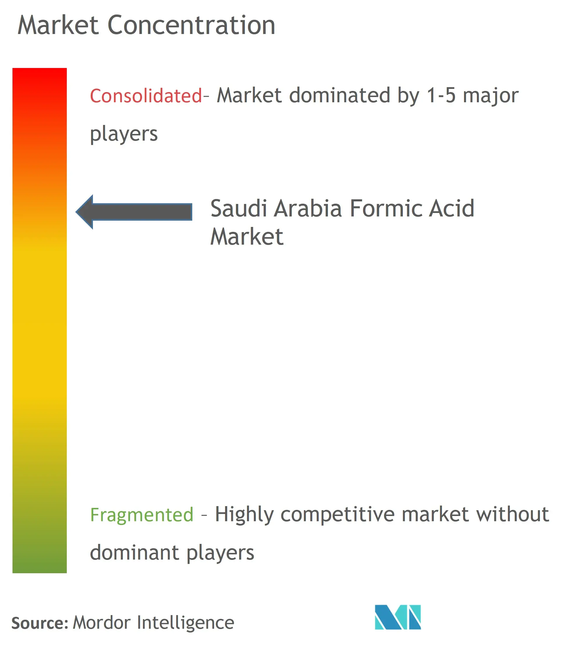 Saudi Arabia Formic Acid Market Concentration
