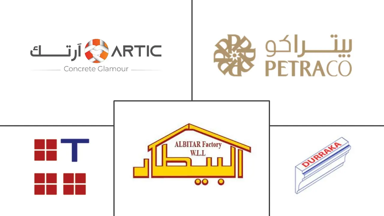 사우디 아라비아 GRC 클래딩 시장 주요 업체