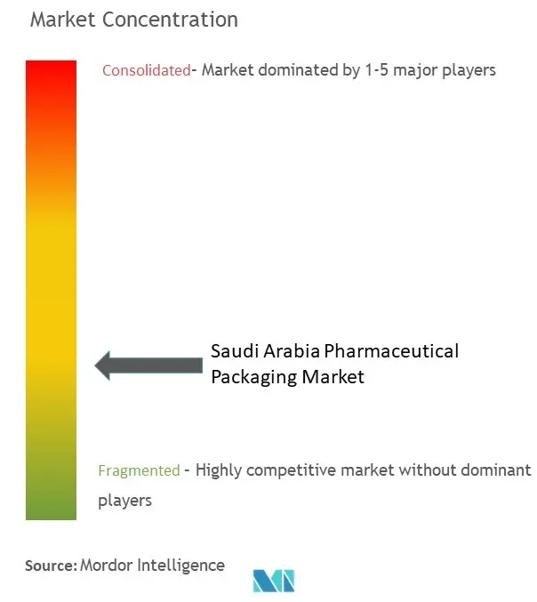 Saudi Arabia Pharmaceutical Packaging Market Concentration