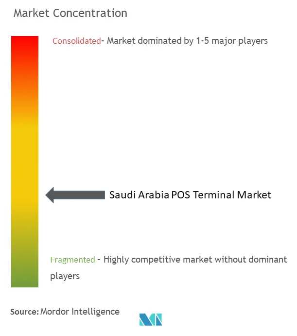 Saudi Arabia POS Terminal Market Concentration