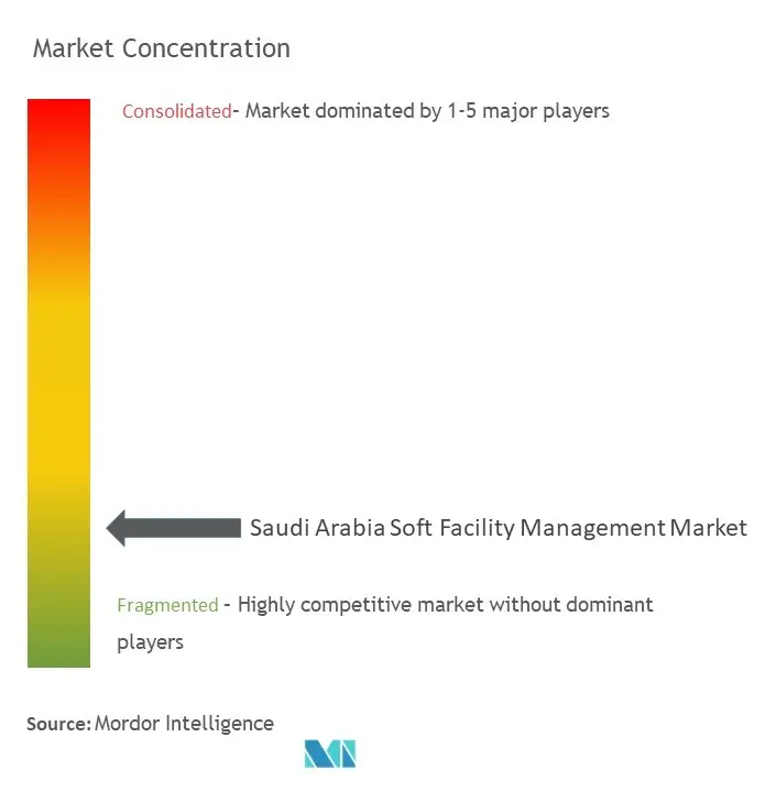 Saudi Arabia Soft Facility Management Market Concentration