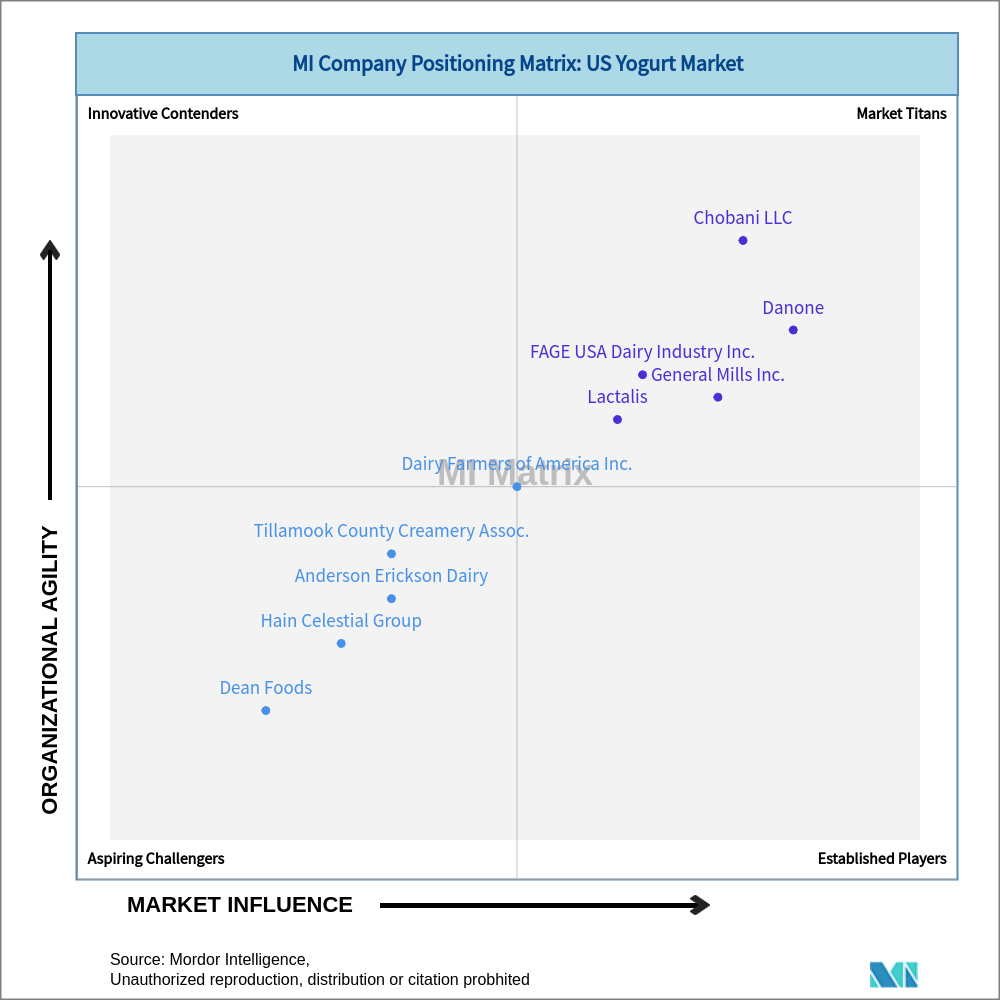 Matrix of US Yogurt Market