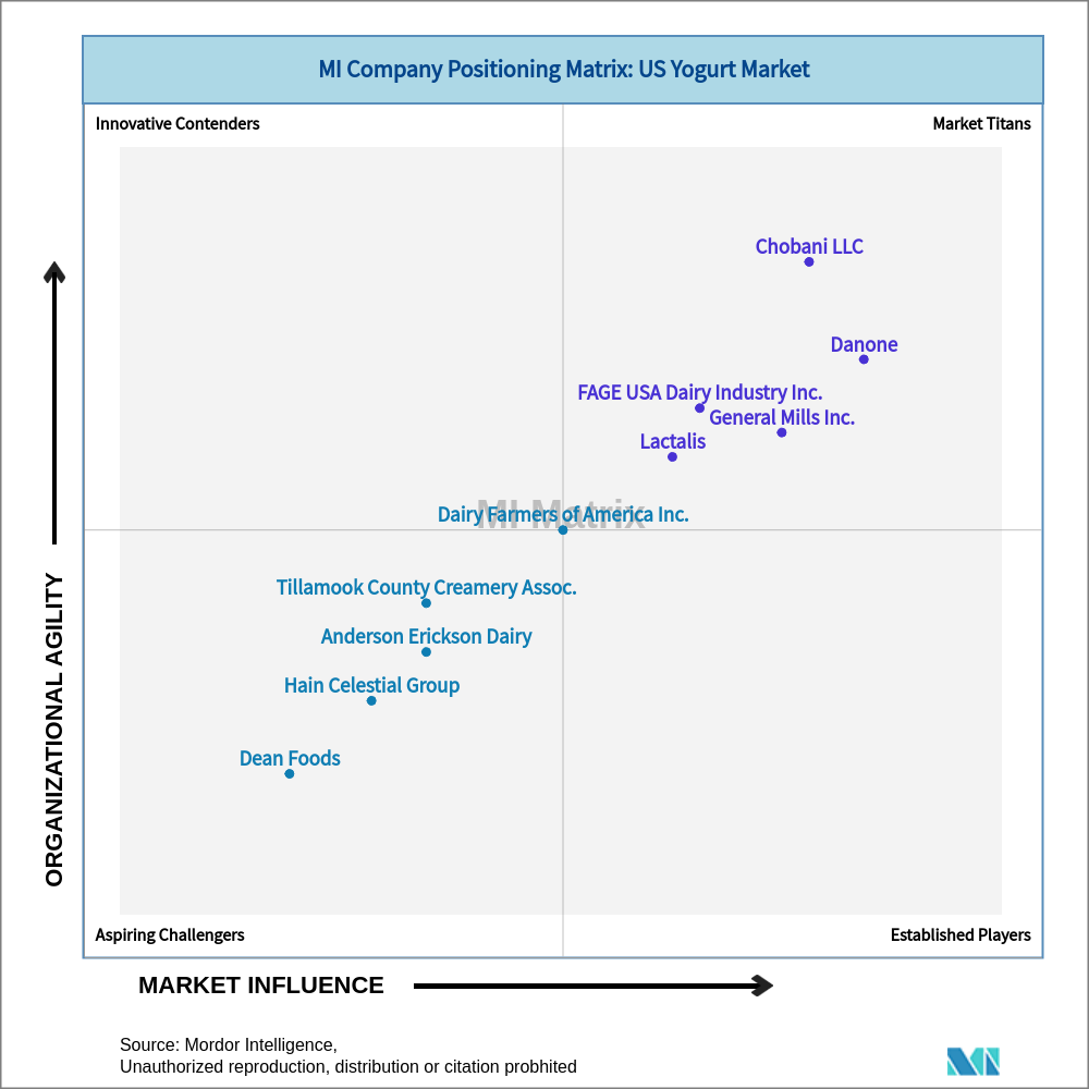 Matrix of US Yogurt Market