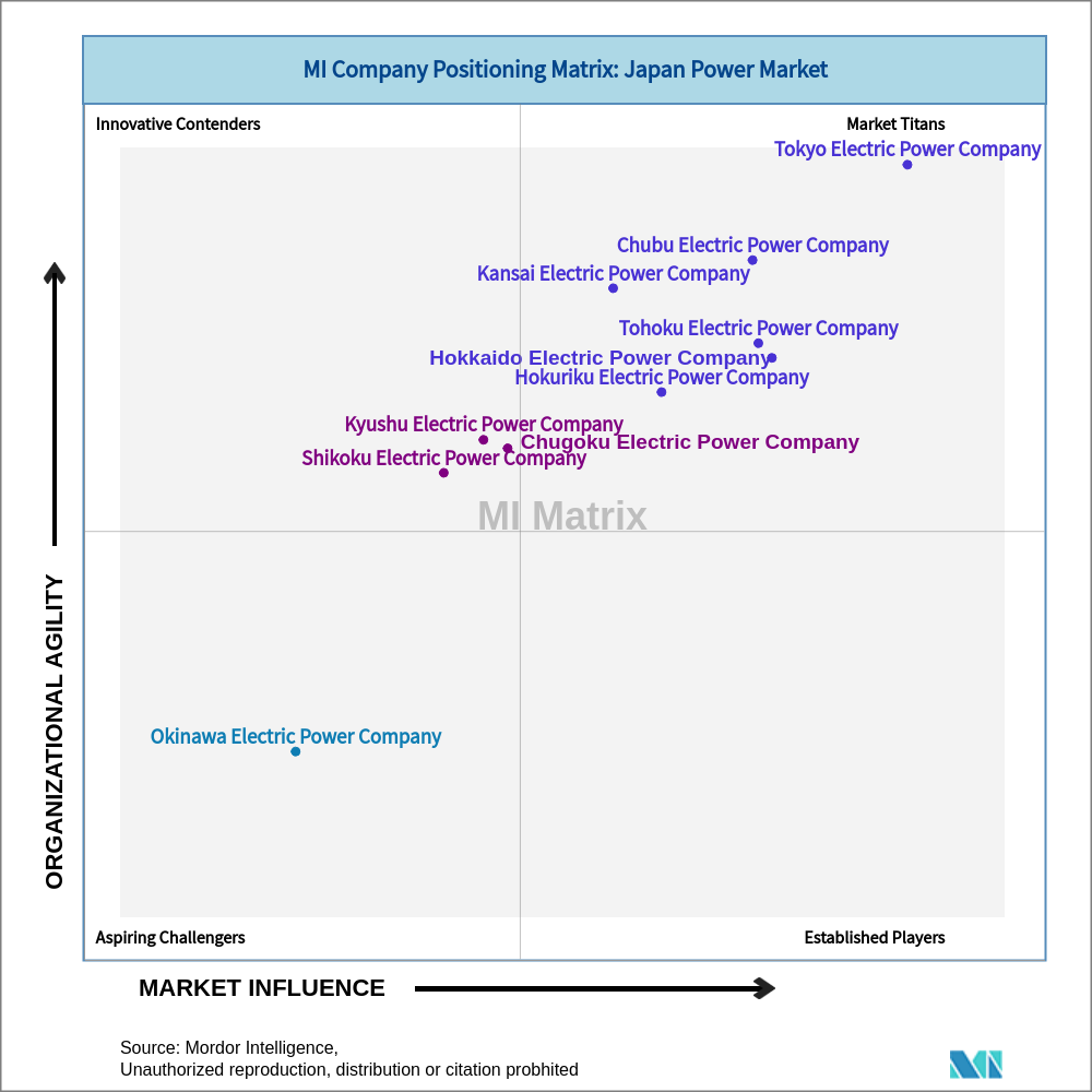 Matrix of Japan Power Market