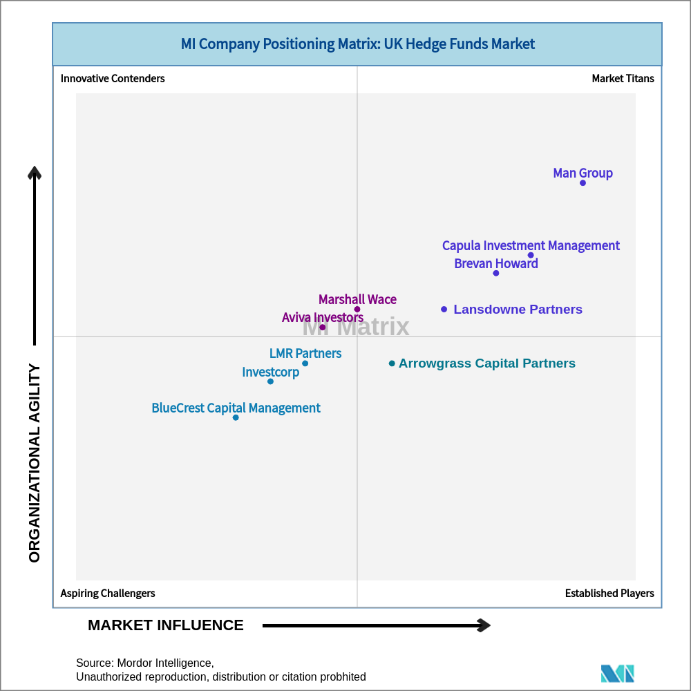 Matrix of UK Hedge Funds Market