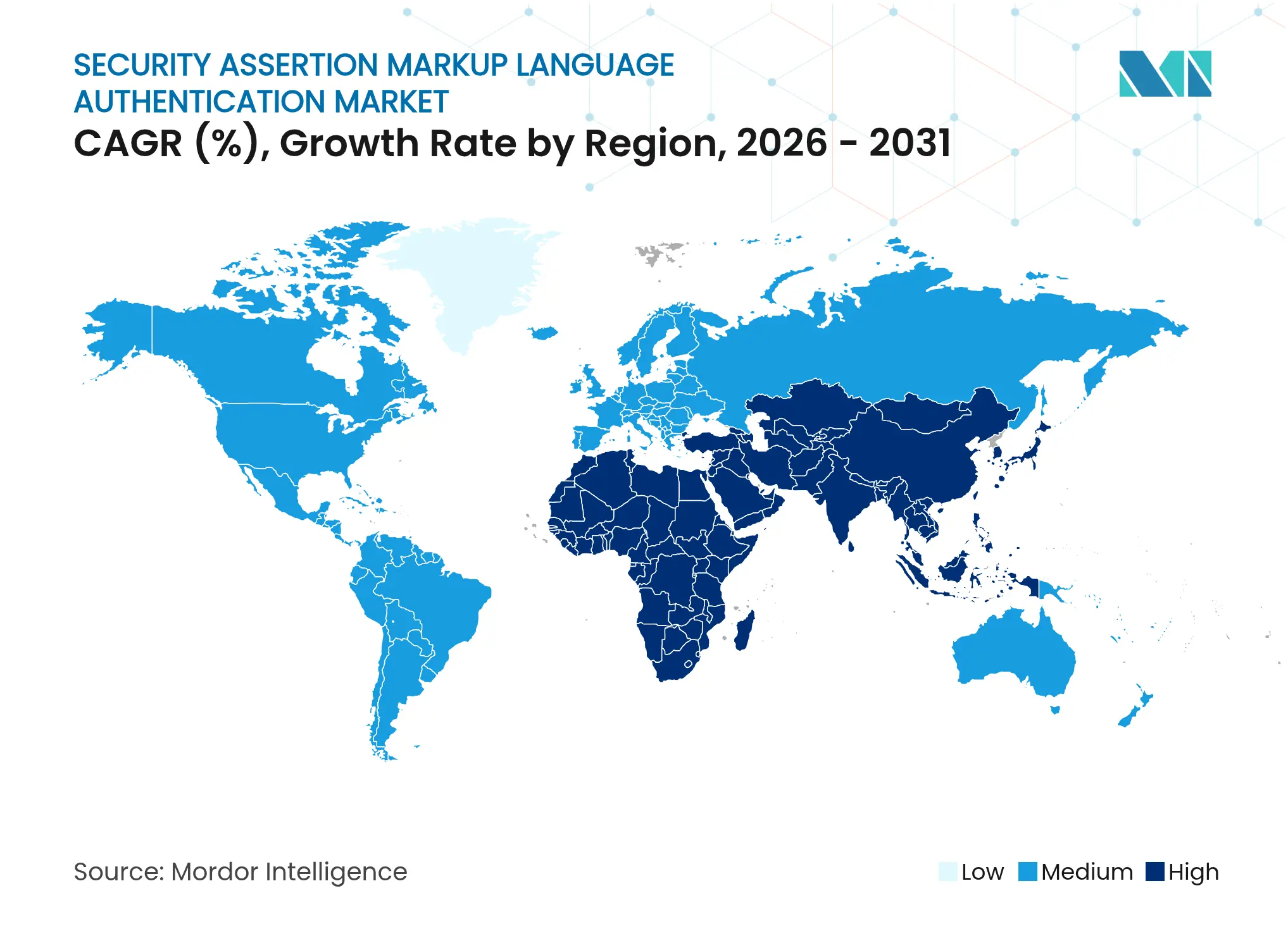 Security Assertion Markup Language Authentication Market CAGR (%), Growth Rate by Region