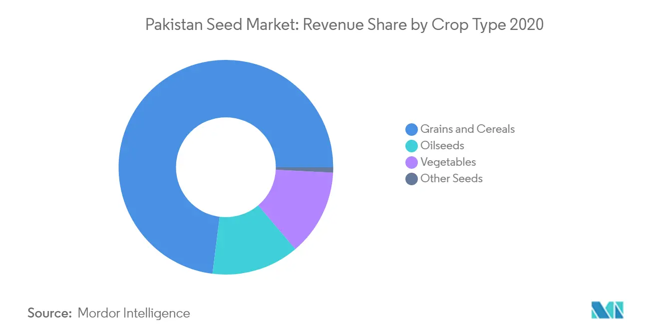 Pakistan Seed Market, Seed Sales Share in %, by Vegetable, 2019