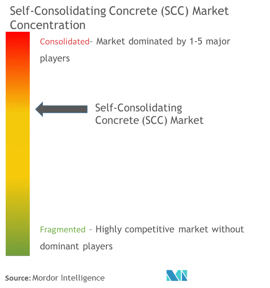 Self-Consolidating Concrete (SCC) Market Concentration