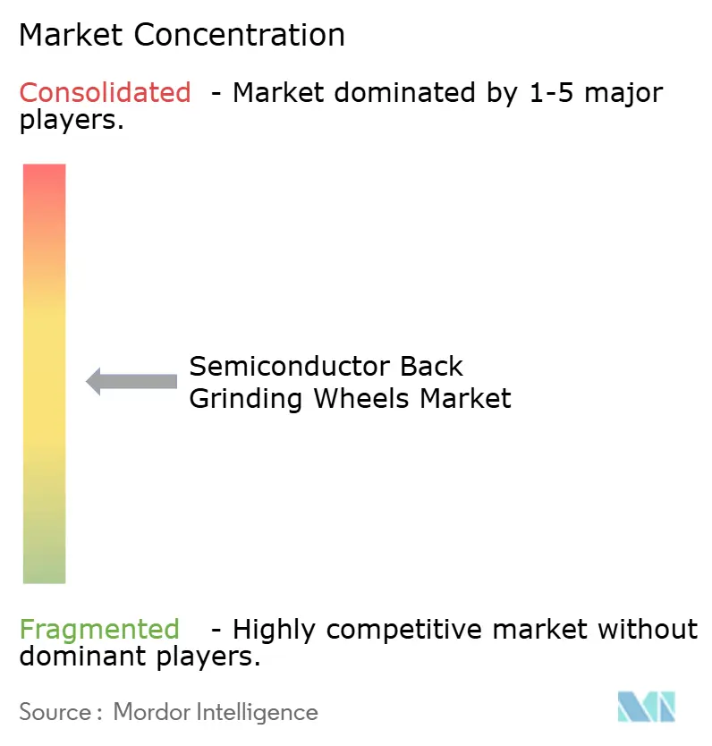 Semiconductor Back Grinding Wheels Market Concentration