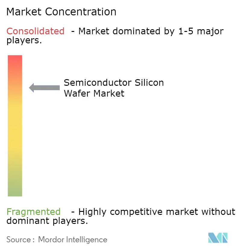 Semiconductor Silicon Wafer Market Concentration
