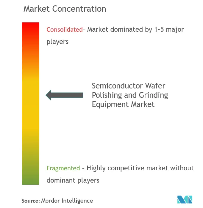 Equipos de pulido y rectificado de obleas semiconductorasConcentración del Mercado