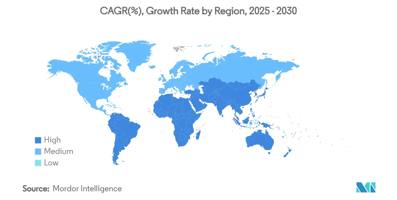 CAGR(%), Growth Rate by Region