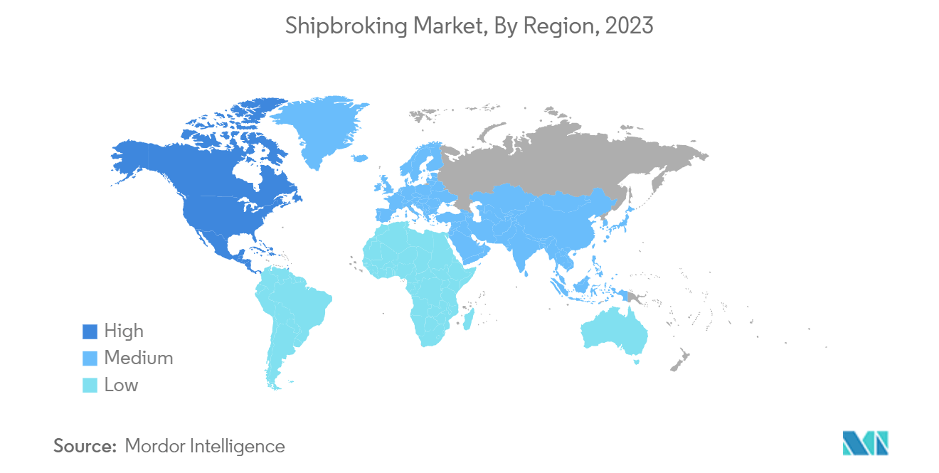 Shipbroking Market, By Region, 2023