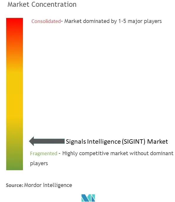 Inteligencia de señales (SIGINT) Concentración del mercado