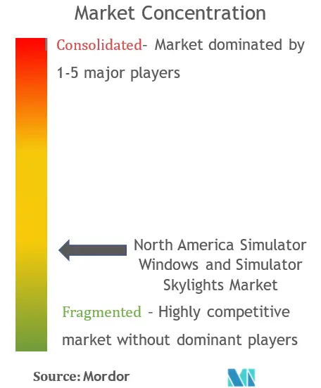 North America Simulator Windows And Simulator Skylights Market Concentration