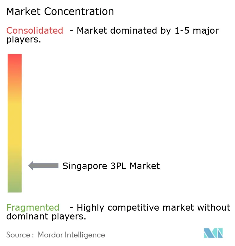 Concentraci��n del Mercado de 3PL en Singapur