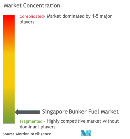 Carburant de soute de SingapourConcentration du marché