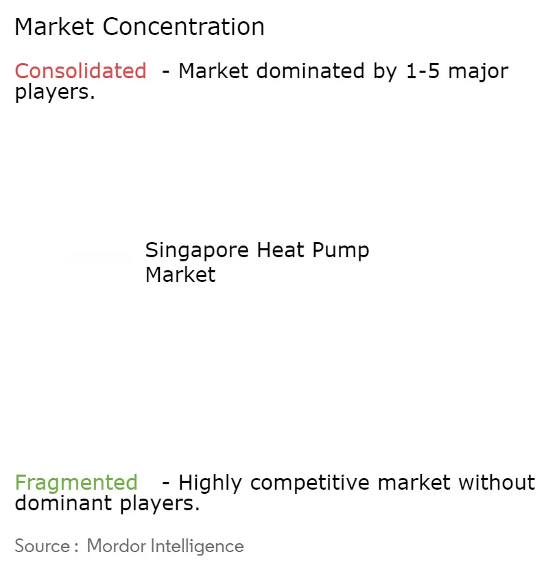 Singapore Heat Pump Market Concentration