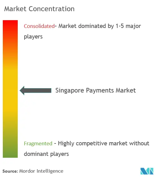 Singapore Payments Market Concentration