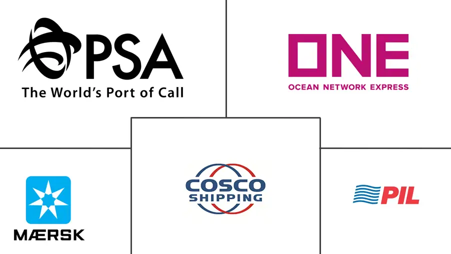 Principais participantes em Mercado de Transporte de Frete Mar��timo de Singapura ind��stria