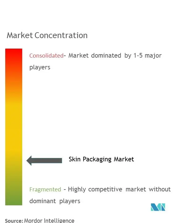 Concentração do mercado de embalagens de pele