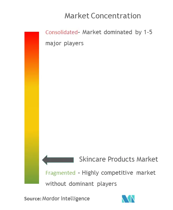 Skincare Products Market  Concentration