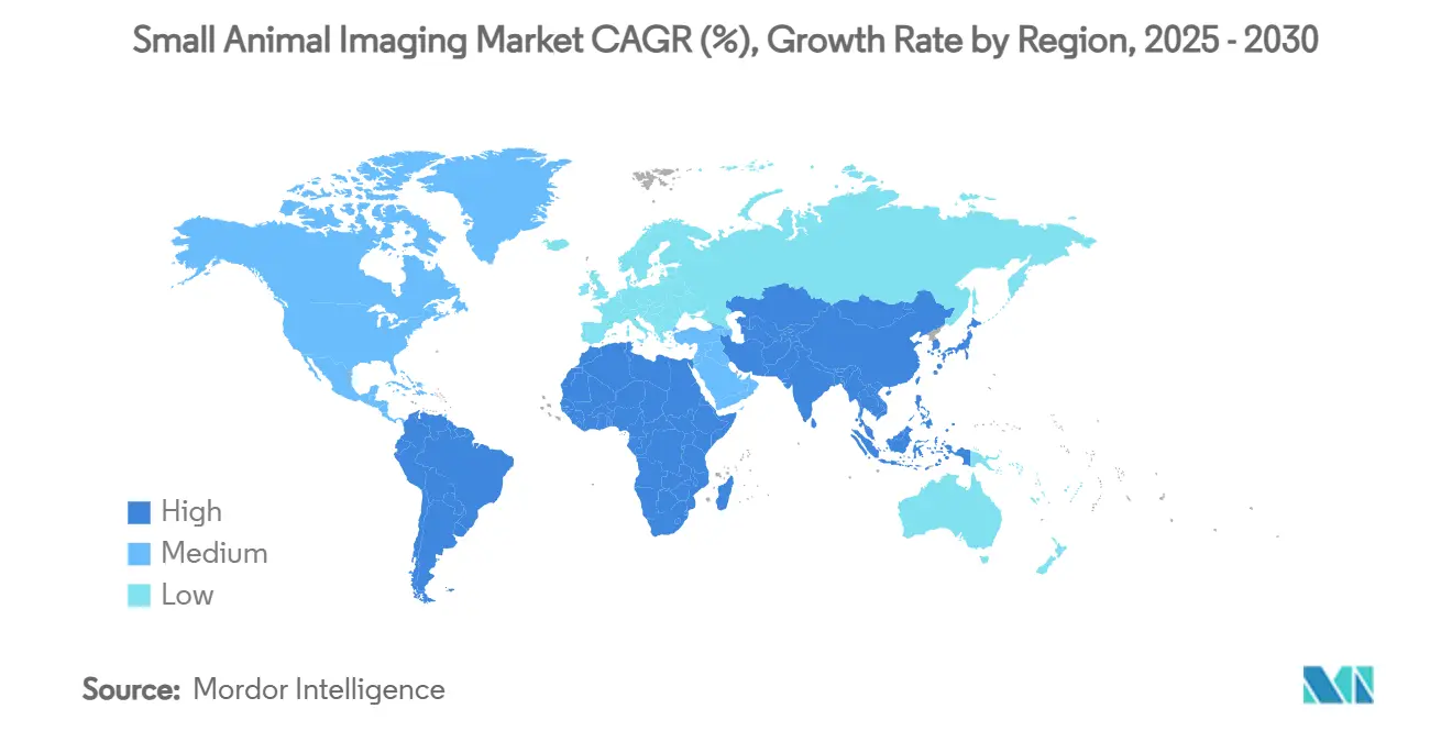 소동물 라이브스코어 바카라사이트 시장 CAGR(%), 지역별 성장률