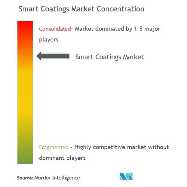 Smart Coatings Market Concentration