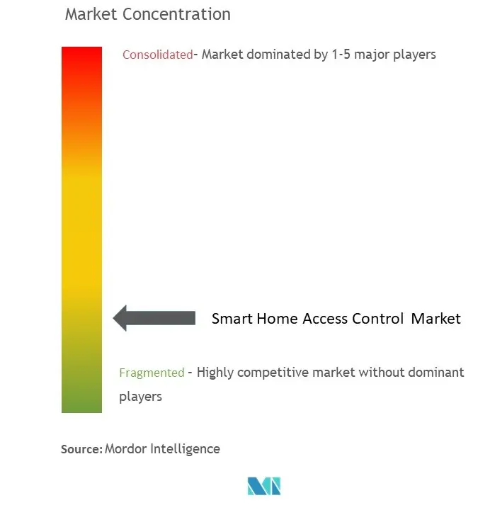 Smart Home Access Control  Market Concentration