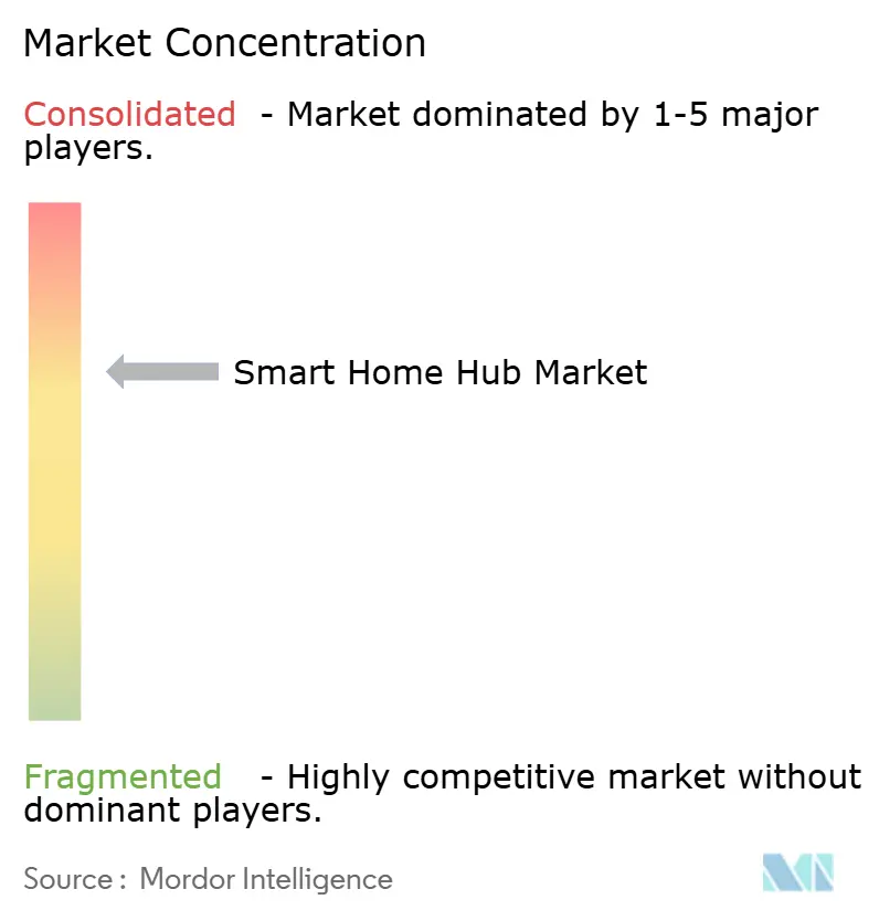 Smart Home Hub Market Concentration