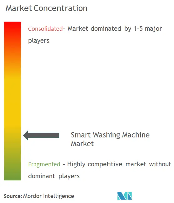 Marktkonzentration für intelligente Waschmaschinen