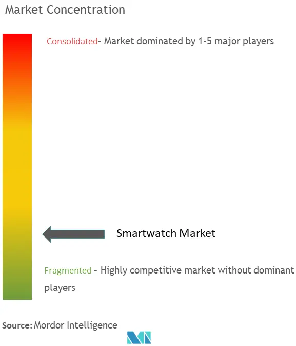 Smartwatch Market Concentration