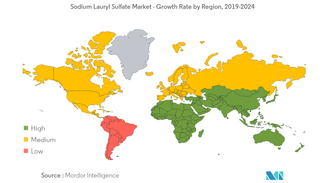 Sodium Lauryl Sulfate Market Regional Trends