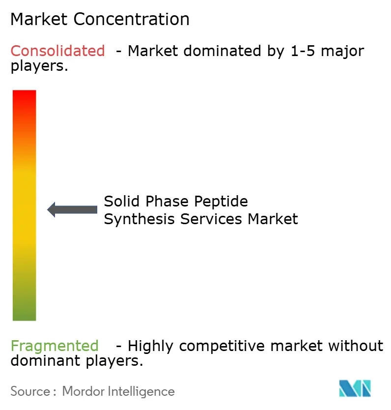 Solid Phase Peptide Synthesis Services Market Concentration