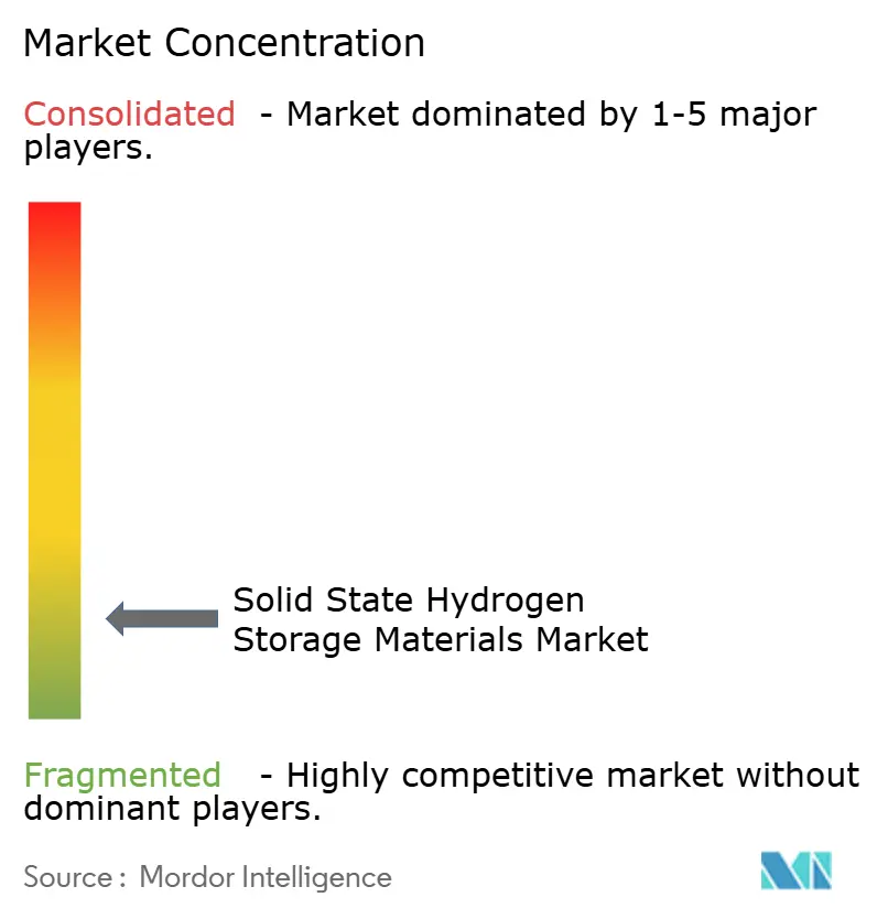 Solid State Hydrogen Storage Materials Market Concentration