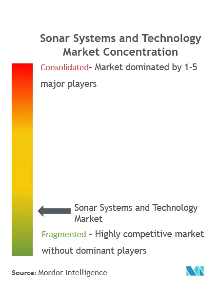 Marktkonzentration für Sonarsysteme und -technologie